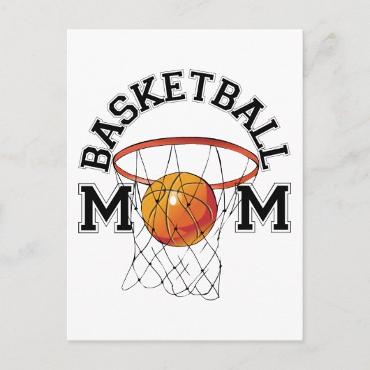 Basketball mama briefkaart (Voorkant)