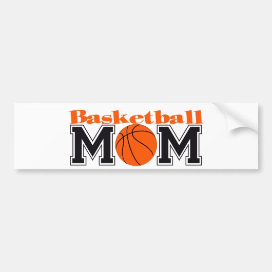 Basketball mama bumpersticker (Voorkant)