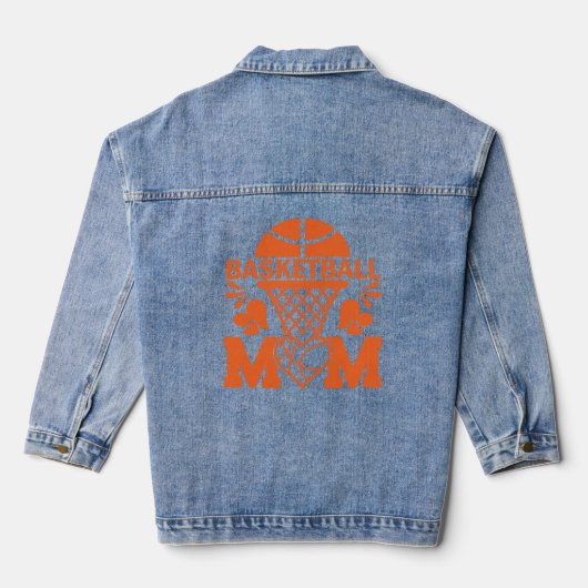 Basketball mama denim jacket (Achterkant)