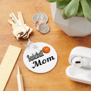 Basketball mama sleutelhanger