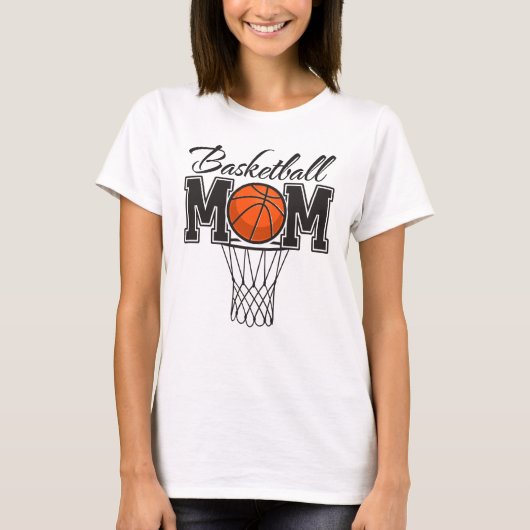 Basketball mama t-shirt (Voorkant)