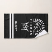 basketball maman joueur équipe serviette main (Serviette à main)