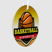 Basketball Medal Ornament (voorkant)
