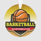 Basketball Medal Ornament (voorkant)