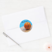 Basketball merci Sticker (Enveloppe)
