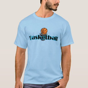 Basketball met T-shirt van Hoop-Mannen