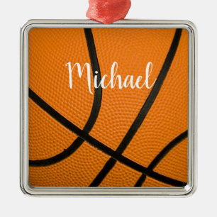 Basketball Metalen Ornament
