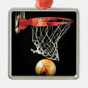 Basketball Metalen Ornament