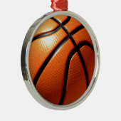 Basketball Metalen Ornament (Rechts)