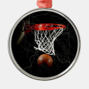 Basketball Metalen Ornament