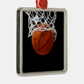 Basketball Metalen Ornament (Rechts)