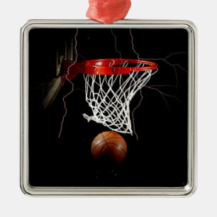 Basketball Metalen Ornament