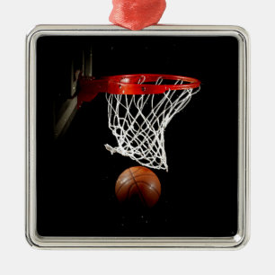 Basketball Metalen Ornament