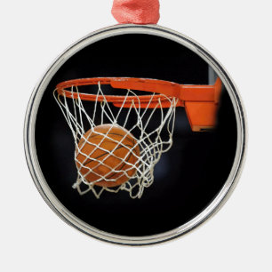 Basketball Metalen Ornament