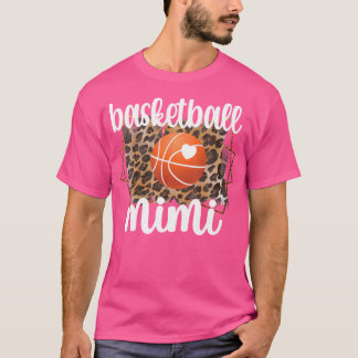 Basketball Mimi Grandma Mimi van een Basketball Pl T-shirt