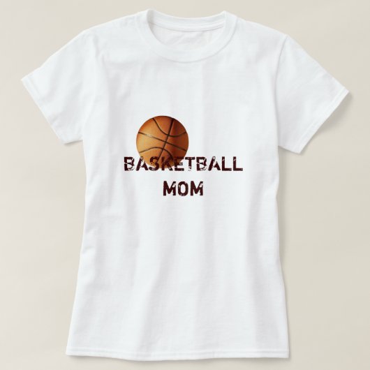 BASKETBALL MOM T-SHIRT (Design voorkant)