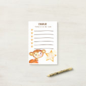 Basketball Monkey takenlijst Post-it® Notes (Op bureau)