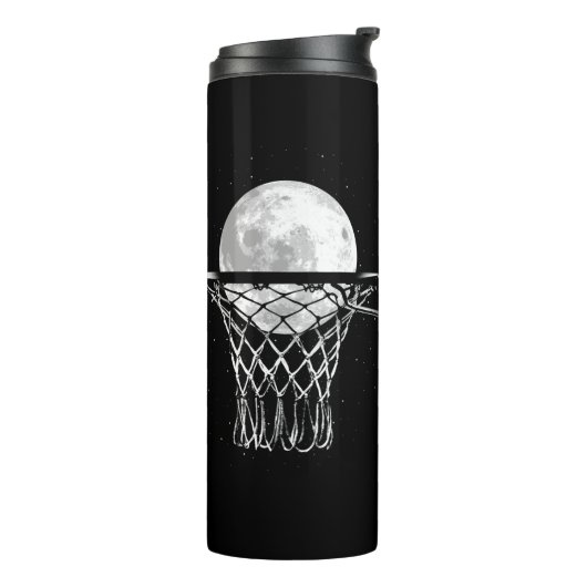 Basketball Moon Thermosbeker (Gedraaid links)