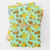 Basketball Motif Enveloppement Papier Elle (En situation)