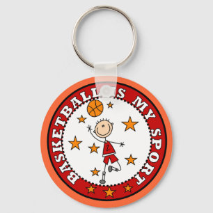 Basketball My Sport Tshirts and Gifts Sleutelhanger