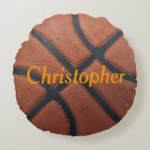 Basketball Naam en functie Rond Kussen