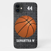 Basketball Name Number Case-Mate iPhone Case (Achterkant)