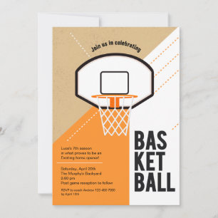 Basketball Net Invitation Kaart