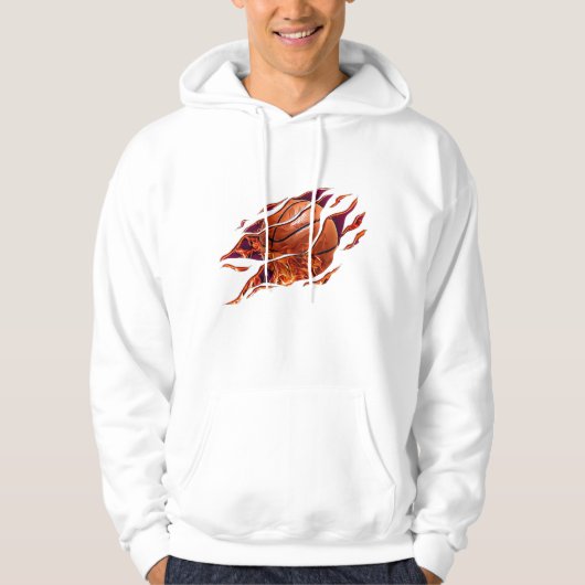 basketball never stop hoodie (Voorkant)