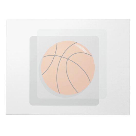 Basketball Notitieblok (Voorkant)