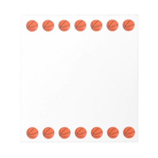 Basketball Notitieblok (Voorkant)