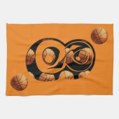 Basketball Number acht, Theedoek (Horizontaal)