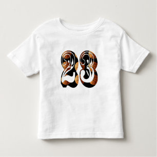Basketball nummer 23, Afbeelding Logo, Kinder Shirts