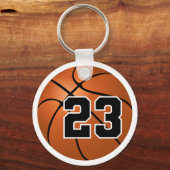 Basketball-nummer #23 sleutelhanger (Voorkant)