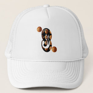 Basketball nummer 3 Logo, Trucker Pet