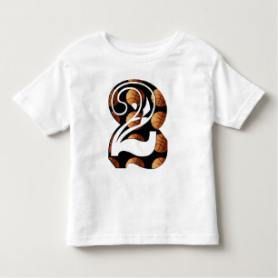 Basketball nummer twee, Afbeelding Logo, Kinder Shirts