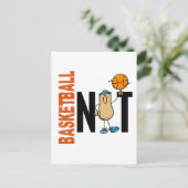 Basketball Nut 1 Briefkaart (Staand voorkant)