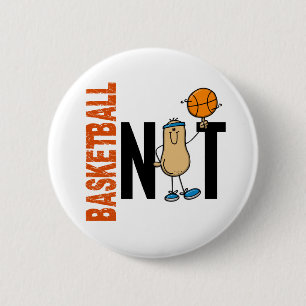 Basketball Nut 1 Ronde Button 5,7 Cm