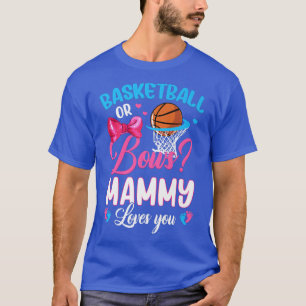 Basketball of Bows MAMMY houdt van je gender onthu T-shirt