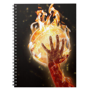 Basketball on Fire Notebook Notitieboek