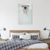 Basketball-ontwerp Canvas Afdruk (Insitu (Slaapkamer))