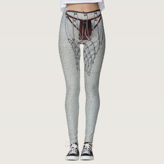 Basketball-ontwerp Leggings (Voorkant)