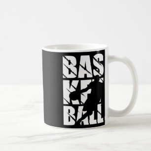 Basketball-ontwerp voor basketbalspeler en mandje koffiemok