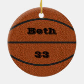 Basketball Ornament (Achterkant)