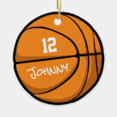 BASKETBALL Ornament Aangepaste speler (Voorkant)