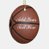 BASKETBALL-ORNAMENT KERAMISCH ORNAMENT (Rechts)