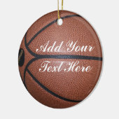 BASKETBALL-ORNAMENT KERAMISCH ORNAMENT (Links)