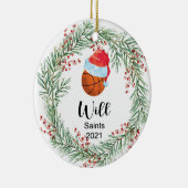 Basketball ornement personnalisé (Droite)