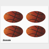 Basketball Ovale Sticker (Vel)