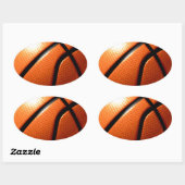 Basketball Ovale Sticker (Vel)