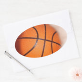 Basketball Ovale Sticker (Envelop)